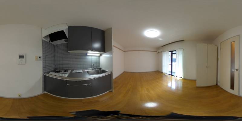 パノラマ画像キッチン