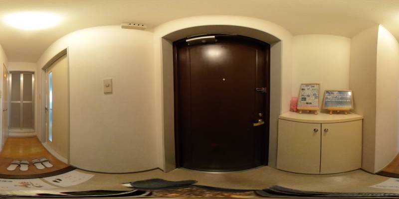 パノラマ画像玄関