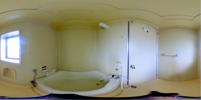 パノラマ画像バスルーム