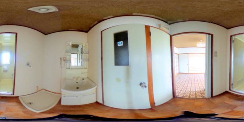 パノラマ画像洗面所