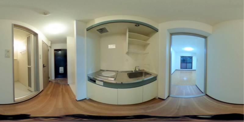 パノラマ画像キッチン