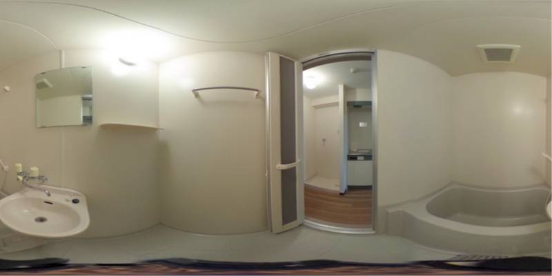パノラマ画像バスルーム