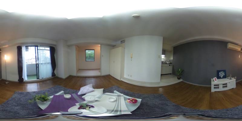 パノラマ画像洋室