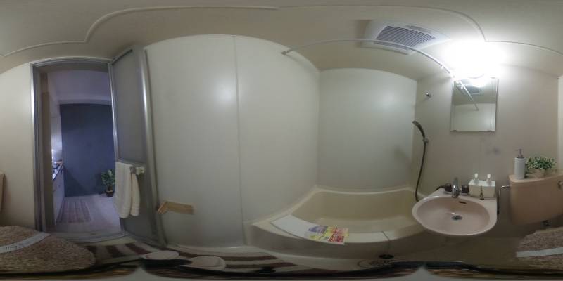 パノラマ画像バスルーム