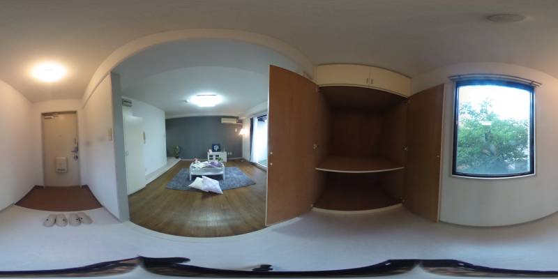 パノラマ画像玄関