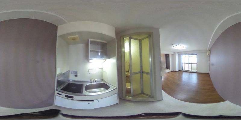 パノラマ画像キッチン