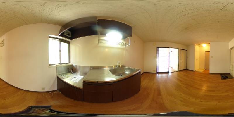 パノラマ画像キッチン