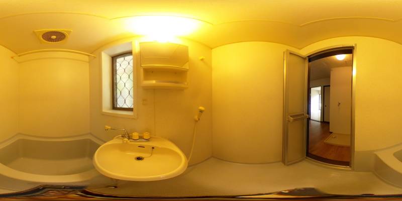 パノラマ画像バスルーム