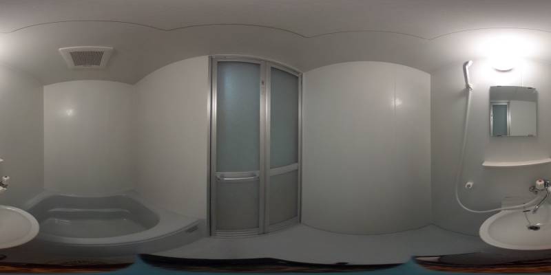 パノラマ画像バスルーム