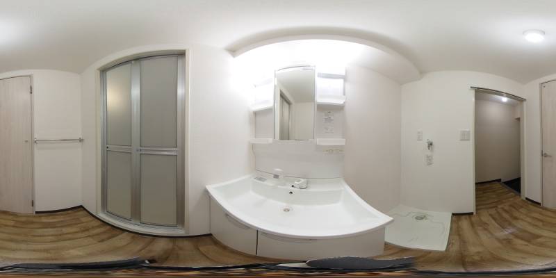 パノラマ画像洗面所