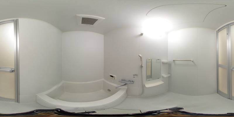 パノラマ画像バスルーム