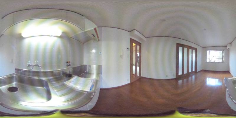 パノラマ画像キッチン