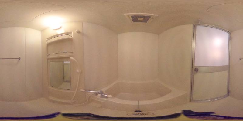 パノラマ画像バスルーム