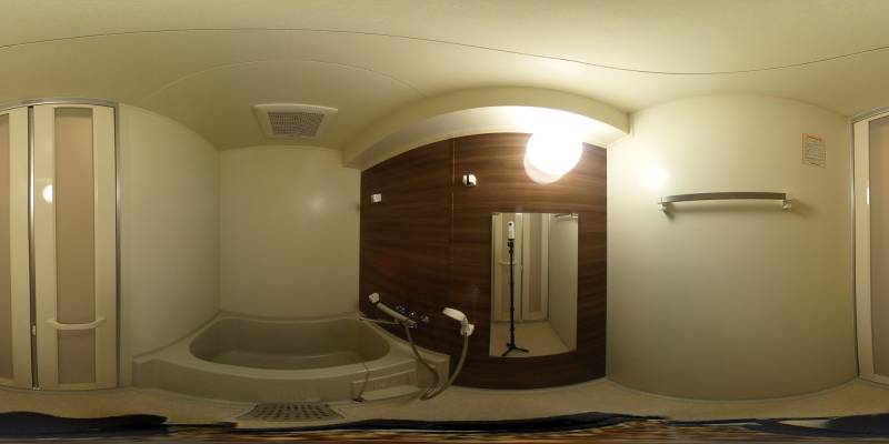 パノラマ画像バスルーム