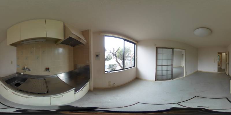 パノラマ画像キッチン