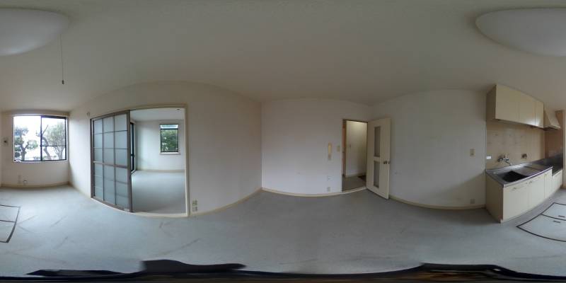 パノラマ画像リビング