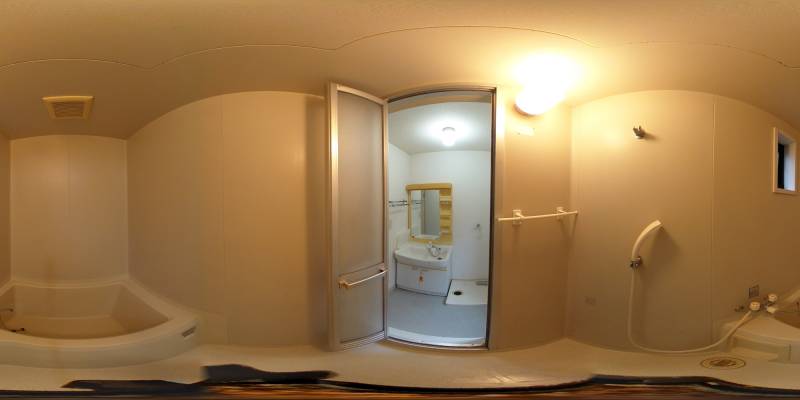 パノラマ画像バスルーム