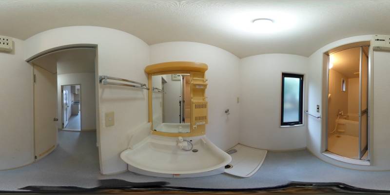 パノラマ画像洗面所