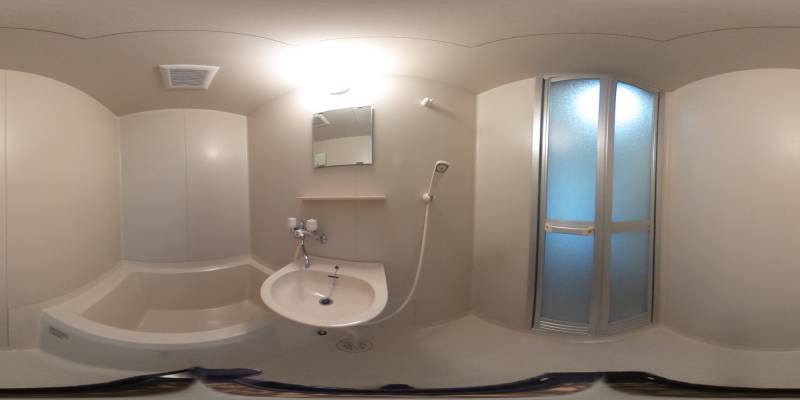 パノラマ画像バスルーム