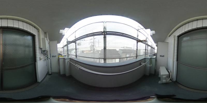 パノラマ画像バルコニー