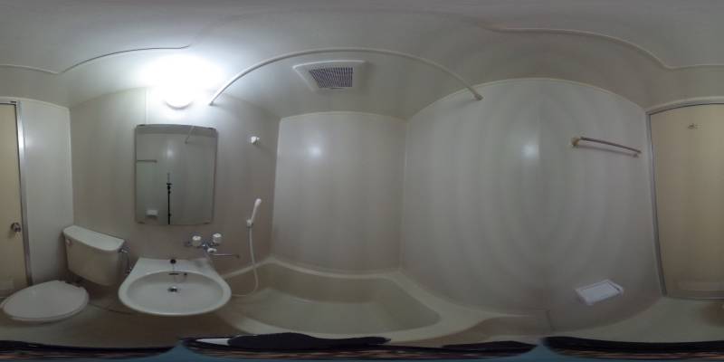 パノラマ画像バスルーム