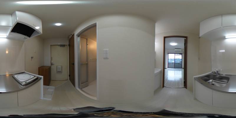 パノラマ画像キッチン