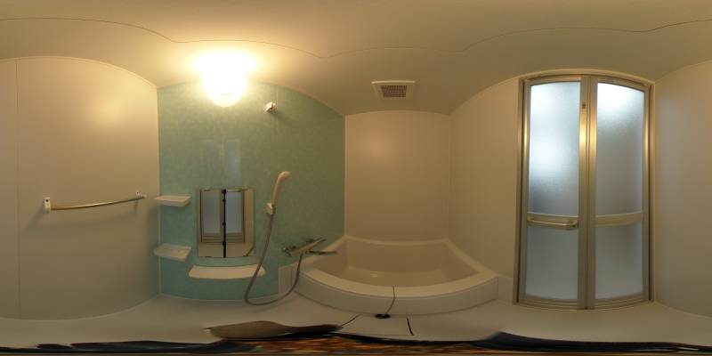 パノラマ画像バスルーム