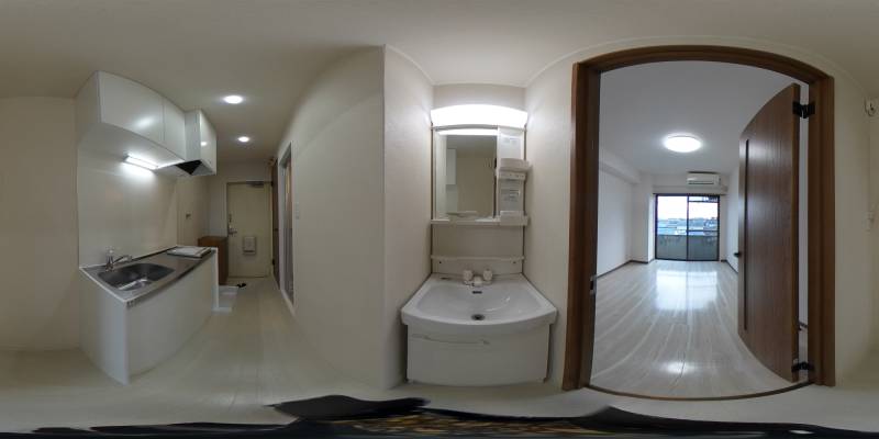 パノラマ画像洗面所