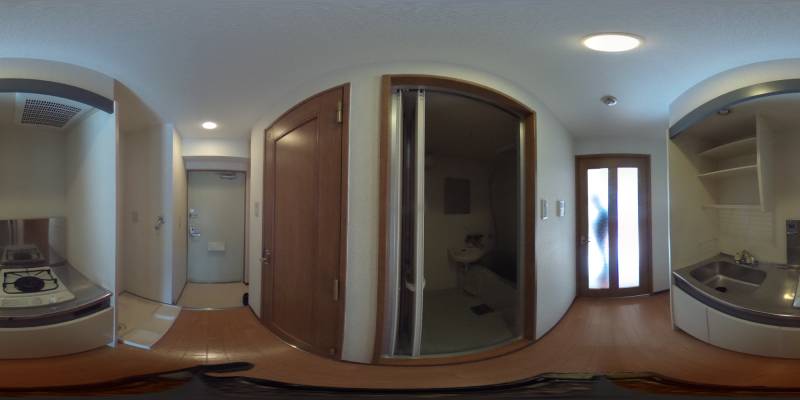 パノラマ画像キッチン