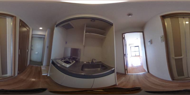 パノラマ画像キッチン