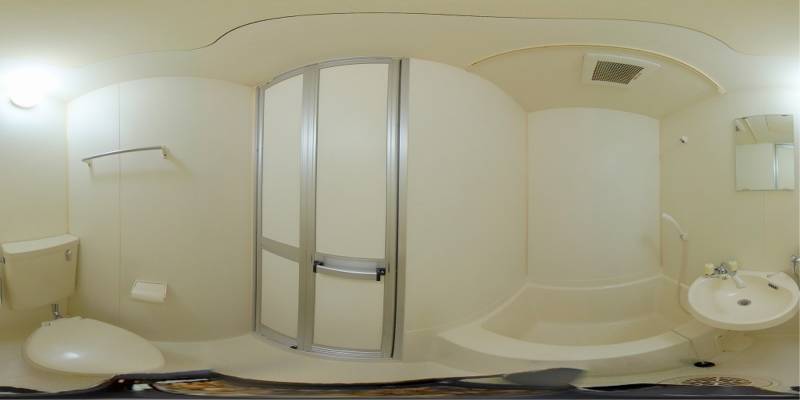 パノラマ画像バスルーム