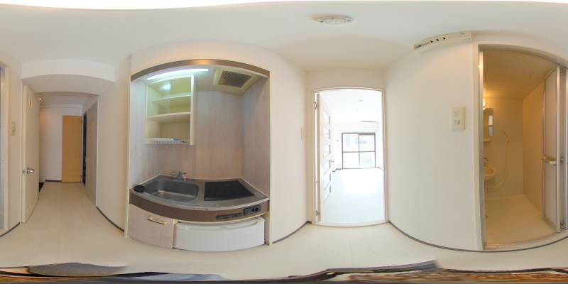 パノラマ画像キッチン