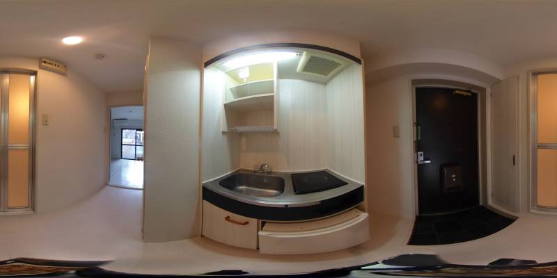 パノラマ画像キッチン