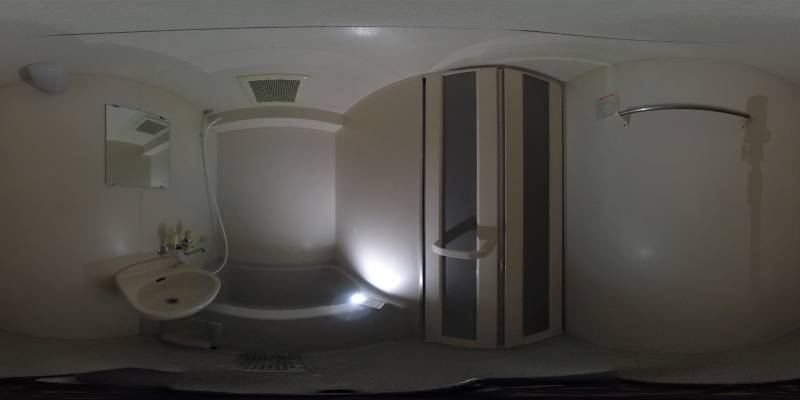 パノラマ画像バスルーム