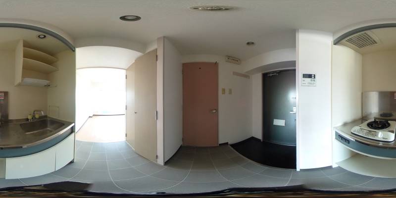 パノラマ画像キッチン