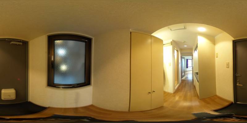 パノラマ画像玄関