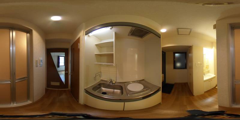 パノラマ画像キッチン