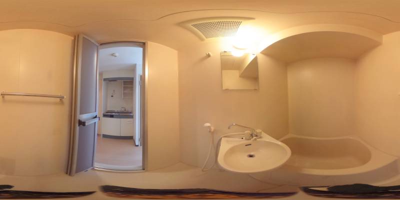 パノラマ画像バスルーム