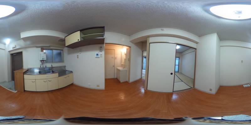 パノラマ画像キッチン