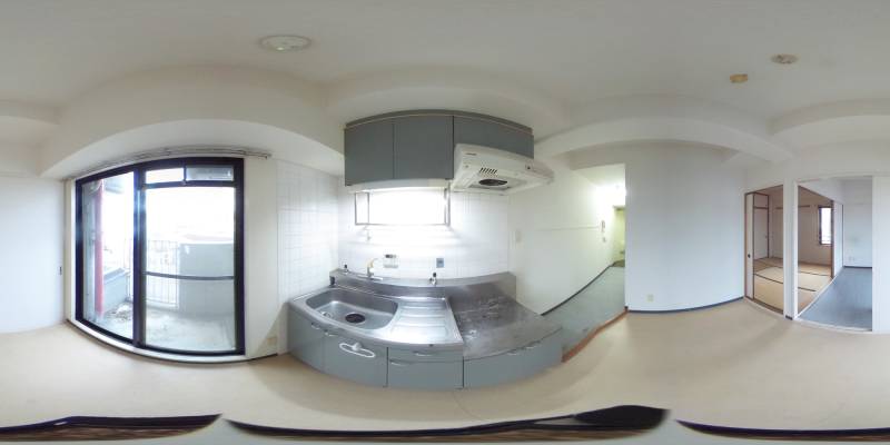 パノラマ画像キッチン