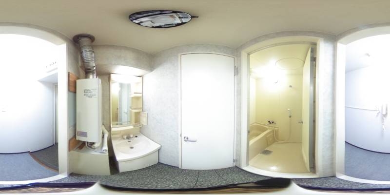 パノラマ画像洗面所