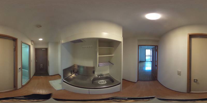 パノラマ画像キッチン