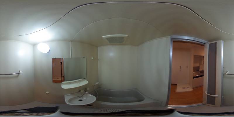 パノラマ画像バスルーム