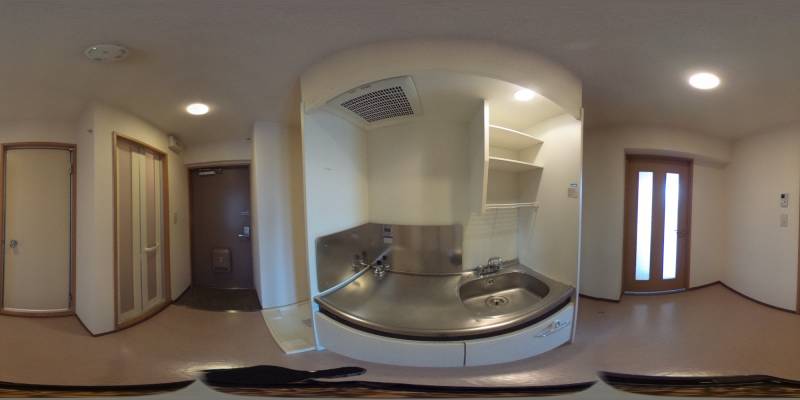 パノラマ画像キッチン