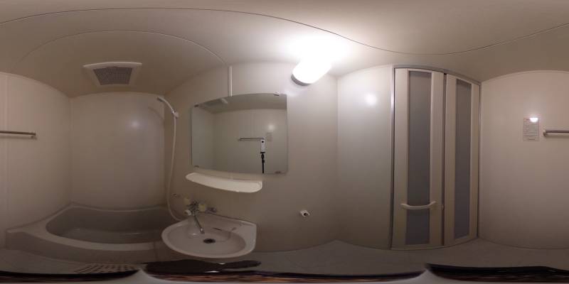 パノラマ画像バスルーム