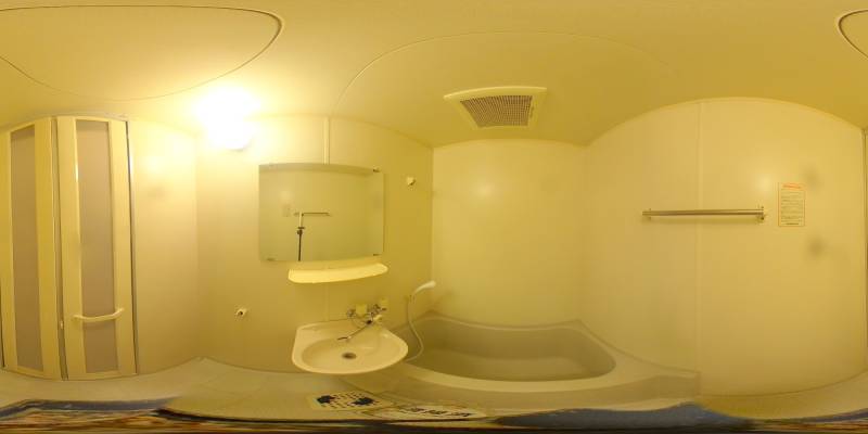 パノラマ画像バスルーム