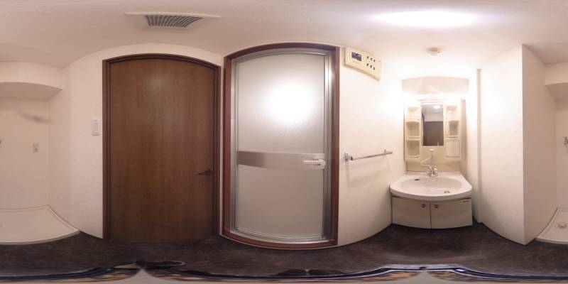 パノラマ画像洗面所