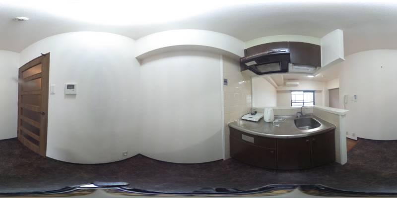 パノラマ画像キッチン