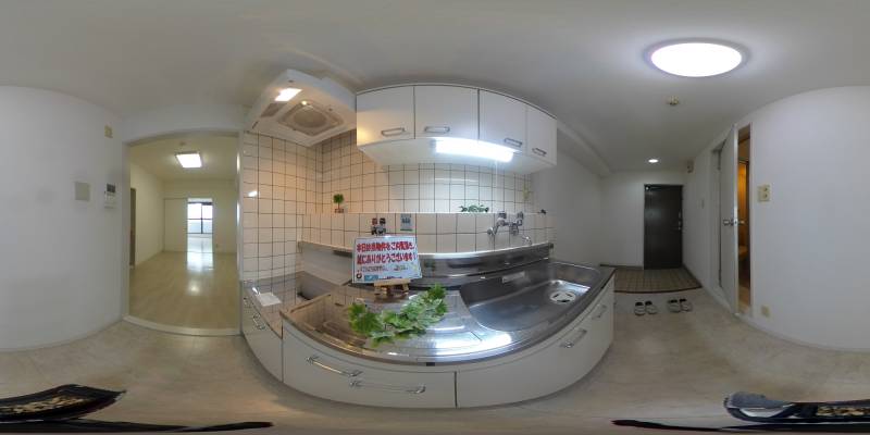 パノラマ画像キッチン