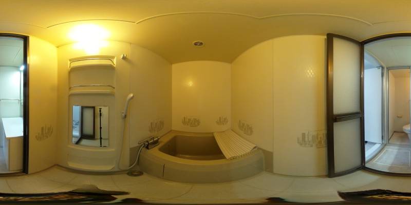 パノラマ画像バスルーム